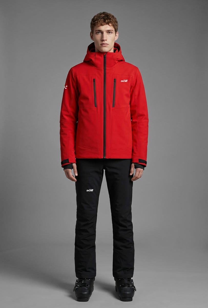 Veste de ski homme Söll STORM Red - 1