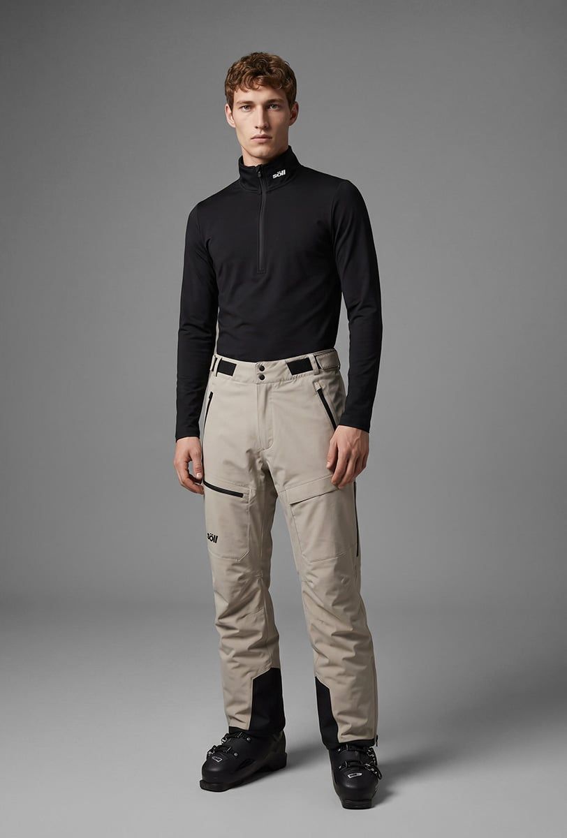 Seconde couche ski homme Söll ACTIVE II Black - 1