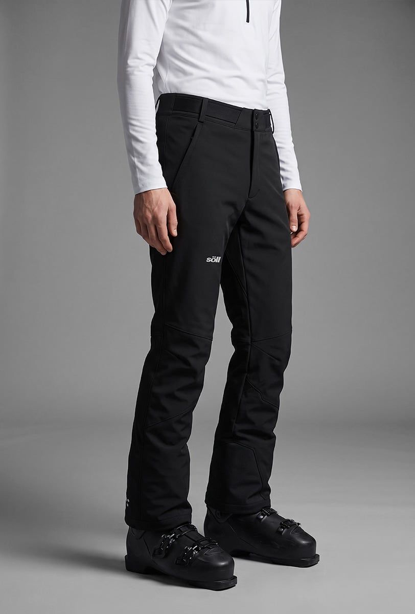 Pantalon de ski homme Söll GLACIER Caviar Black – détail - 4